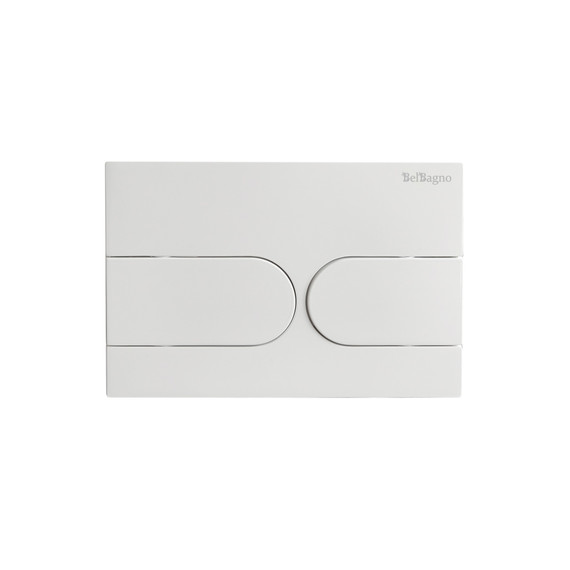Кнопка смыва BelBagno BB-11-BL, белый глянцевый - фото 