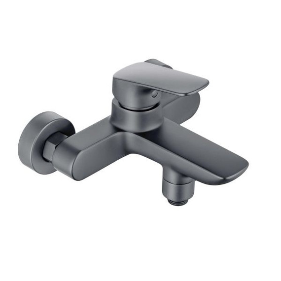 Смеситель для ванны Aquatek Вега AQ1040BGM, оружейная сталь - фото 