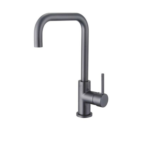 Смеситель для кухни Aquatek Вега AQ1080BGM, оружейная сталь - фото 
