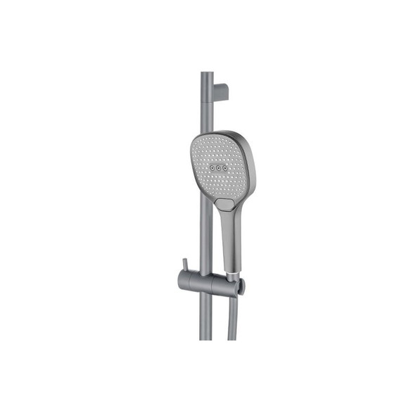 Душевой гарнитур Aquatek Вега AQ2021BGM, оружейная сталь - фото 2