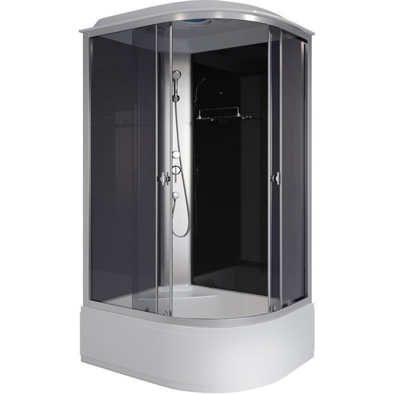 Душевая кабина Niagara Eco 100x70 см E100/70/40L/TN, серебро/тонированное (безсиликоновая сборка) - фото 2