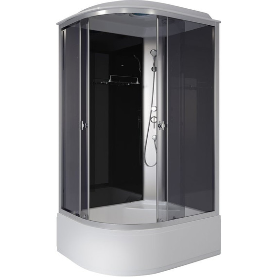 Душевая кабина Niagara Eco 100x80 см E100/80/40R/TN, серебро/тонированное (безсиликоновая сборка) - фото 2