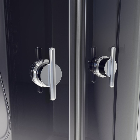 Душевая кабина Niagara Eco 100x80 см E100/80/40L/TN, серебро/тонированное (безсиликоновая сборка) - фото 8