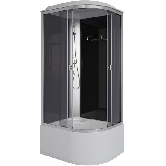 Душевая кабина Niagara Eco 90x70 см E90/70/40L/TN, серебро/тонированное (безсиликоновая сборка) - фото 2