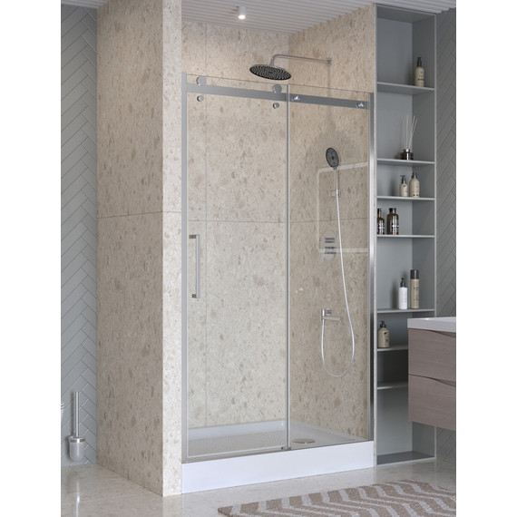 Душевая дверь BelBagno 120 см MARINO-2-BF-1-120-C-CR, хром/прозрачное - фото 4