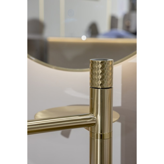 Смеситель для раковины Boheme Stick 120-MG, золото матовое - фото 3