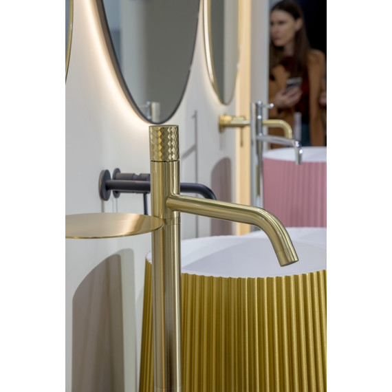 Смеситель для раковины Boheme Stick 120-MG, золото матовое - фото 4