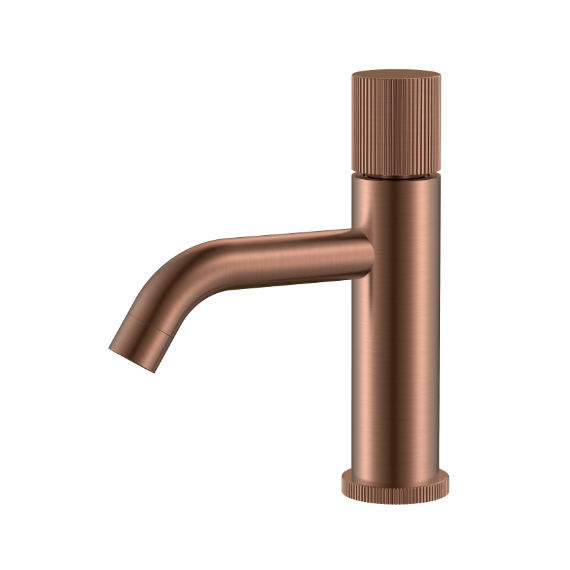 Смеситель для раковины Boheme Stick 121-CB.3, брашированная медь - фото 