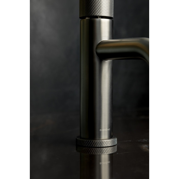 Смеситель для раковины Boheme Stick 121-GM.2, графит - фото 3