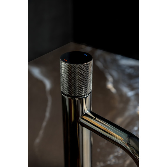 Смеситель для раковины Boheme Stick 121-SGM.2, графит глянец - фото 2