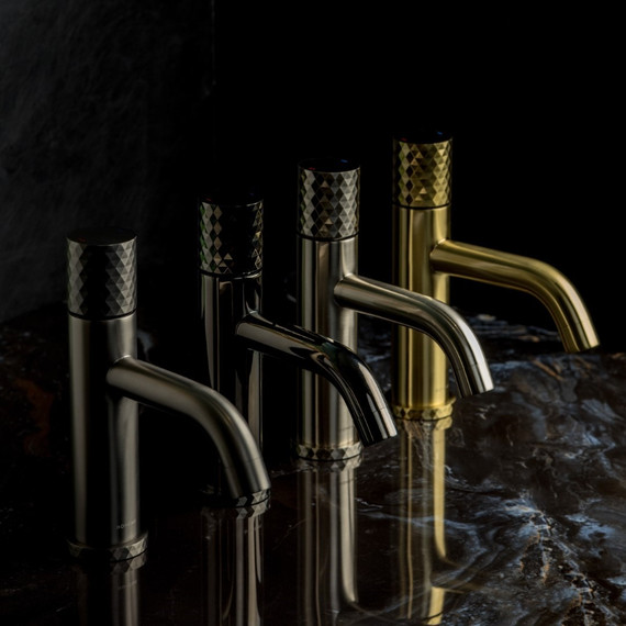 Смеситель для раковины Boheme Stick 121-SGM, графит глянец - фото 4