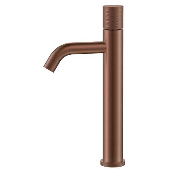 Смеситель для раковины высокий Boheme Stick 122-BRB.2, брашированная бронза - фото 