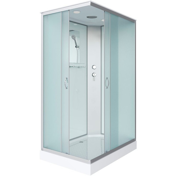 Душевая кабина Niagara Classic 120x90 см NG-43295-14Q, хром/матовое (безсиликоновая сборка) - фото 2