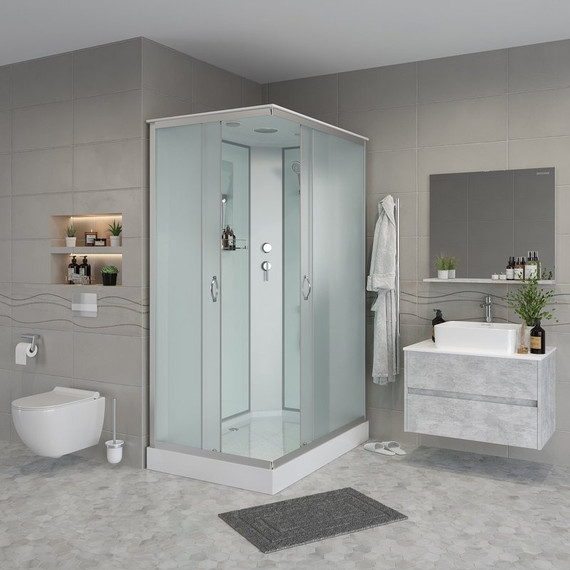 Душевая кабина Niagara Classic 120x90 см NG-43295-14Q, хром/матовое (безсиликоновая сборка) - фото 3