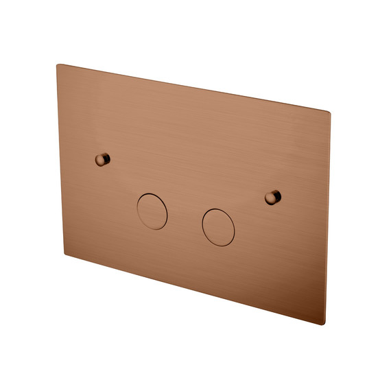 Кнопка смыва Boheme 647-BRB, брашированная бронза - фото 