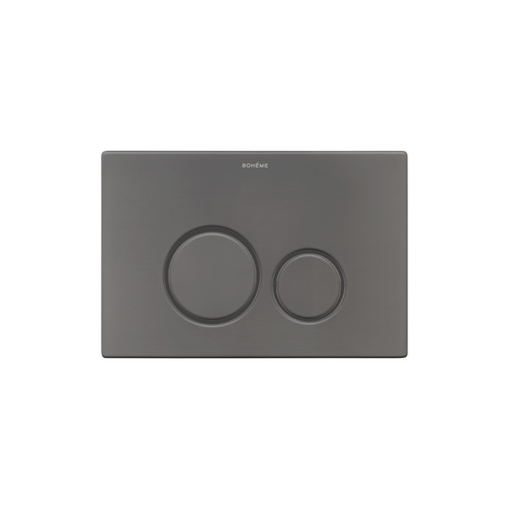 Кнопка смыва Boheme 649-GM, графит - фото 