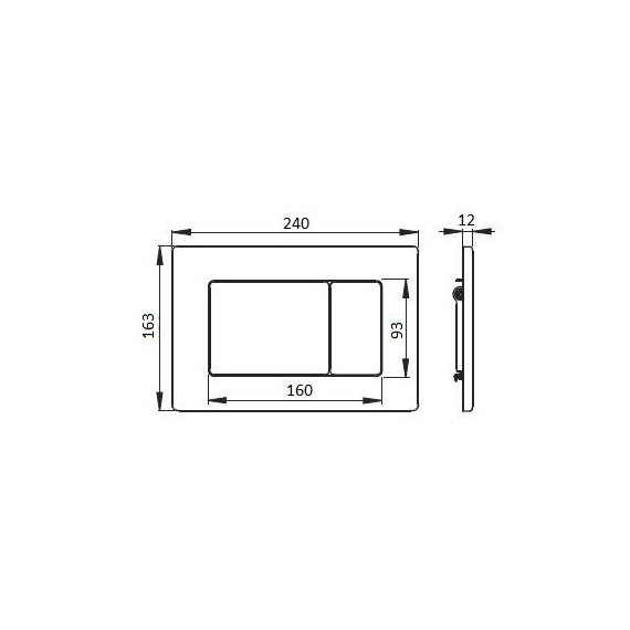Кнопка смыва Boheme 650-G, золото - фото 2