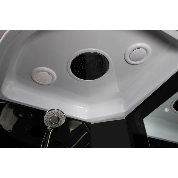 Душевая кабина Niagara Classic 90x90 см NG-6501-14, чёрный/тонированное (безсиликоновая сборка) - фото 5