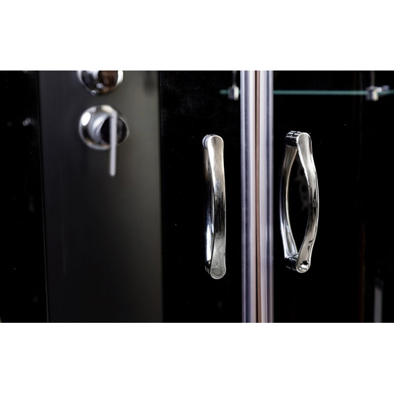 Душевая кабина Niagara Classic 90x90 см NG-6501-14, чёрный/тонированное (безсиликоновая сборка) - фото 9