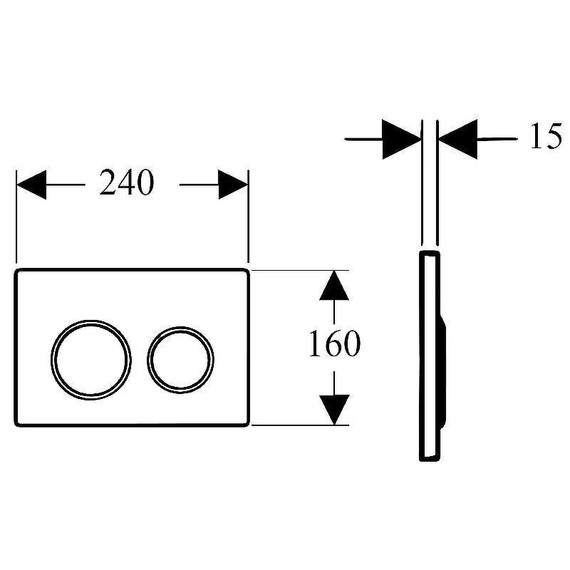 Кнопка смыва Boheme 658, золото - фото 2