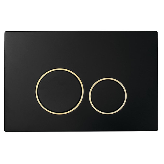 Кнопка смыва Boheme 663, чёрный - фото 