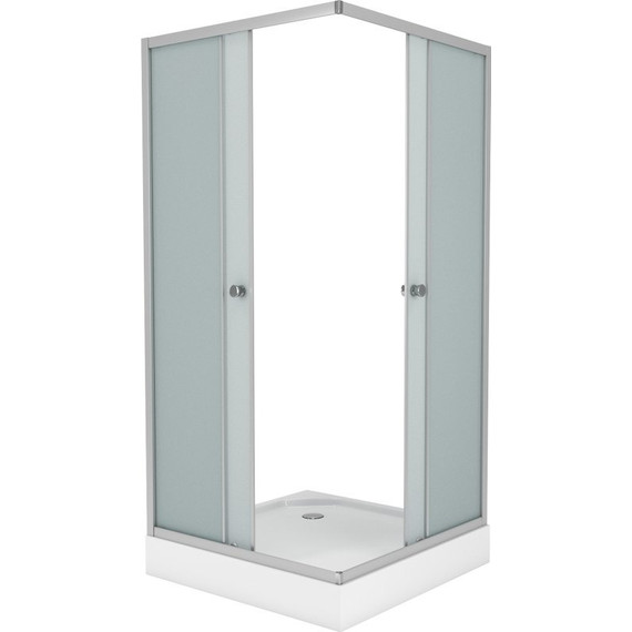 Душевая кабина Niagara Eco 80x80 см NG-008-14Q, хром/матовое - фото 