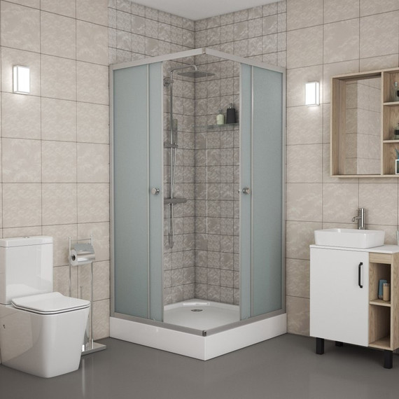 Душевая кабина Niagara Eco 80x80 см NG-008-14Q, хром/матовое - фото 5