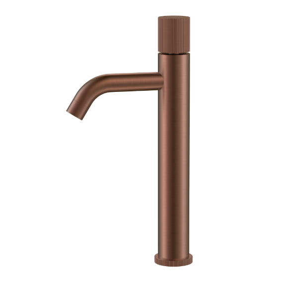 Смеситель для раковины высокий Boheme Stick 122-BRB.3, брашированная бронза - фото 