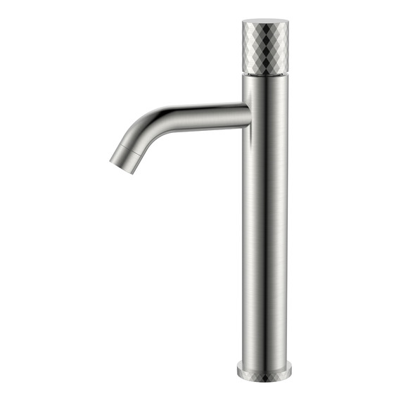 Смеситель для раковины высокий Boheme Stick 122-NB, никель - фото 