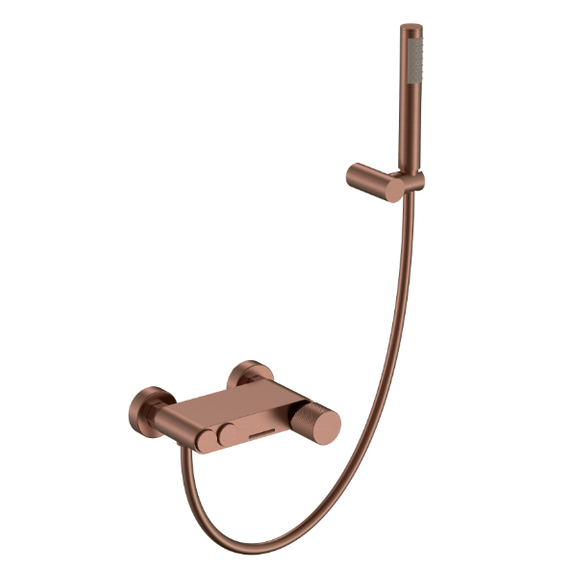 Смеситель для ванны Boheme Stick 123-BRB.4, брашированная бронза - фото 