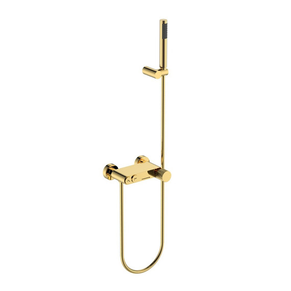 Смеситель для ванны Boheme Stick 123-GG.3, золото - фото 