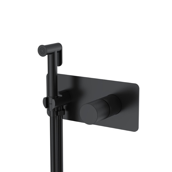 Набор для гигиенического душа Boheme Stick 127-BB.3 (со скрытой частью) чёрный - фото 