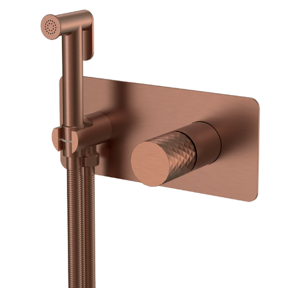 Набор для гигиенического душа Boheme Stick 127-BRB (со скрытой частью) брашированная бронза - фото 