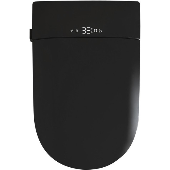 Унитаз-биде подвесной импульсный Abber Bequem AC1121SMB с крышкой микролифт, чёрный матовый - фото 7