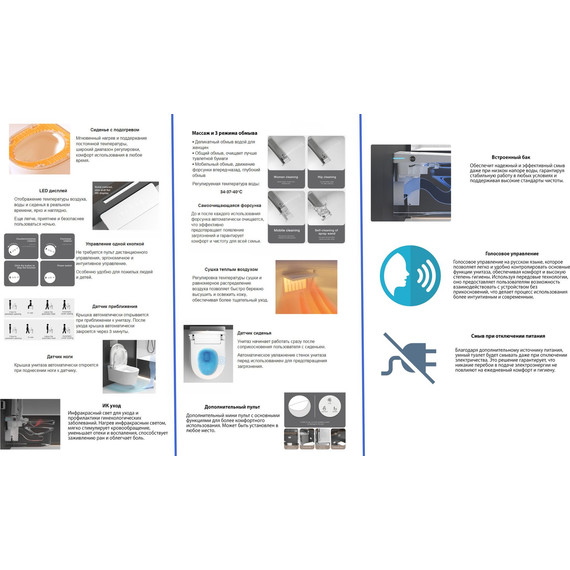 Инсталляция с подвесным унитазом комплект: Abber AC0101P2 с подвесным импульсным унитазом-биде Bequem AC1123SR с крышкой микролифт - фото 12