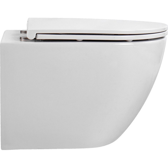 Инсталляция с подвесным унитазом комплект: TECEbase 2.0 9400412 с подвесным безободковым унитазом Aquatek Европа AQ1900T-00 сиденье микролифт, крепление, кнопка смыва хром глянцевый (система смыва Торнадо) - фото 14