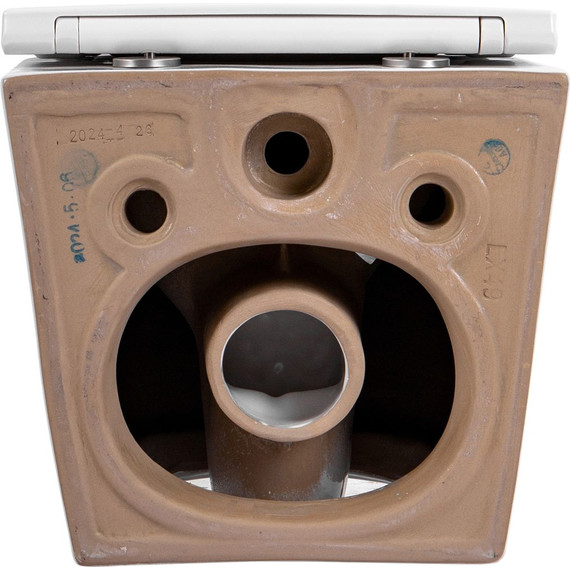 Инсталляция с подвесным унитазом комплект: TECEbase 2.0 9400412 с подвесным безободковым унитазом Aquatek Европа AQ1900T-00 сиденье микролифт, крепление, кнопка смыва хром глянцевый (система смыва Торнадо) - фото 18