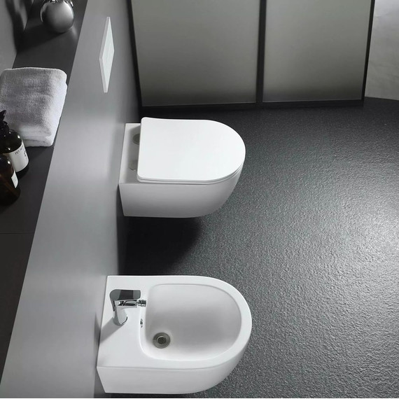 Инсталляция с подвесным унитазом комплект: TECEbase 2.0 9400413 с подвесным безободковым унитазом Aquatek Европа AQ1900T-00 сиденье микролифт, крепление, кнопка смыва белая (система смыва Торнадо) - фото 21