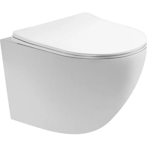 Инсталляция с подвесным унитазом комплект: TECEbase 2.0 9400412 с подвесным безободковым унитазом Aquatek Европа AQ1900T-00 сиденье микролифт, крепление, кнопка смыва хром глянцевый (система смыва Торнадо) - фото 6