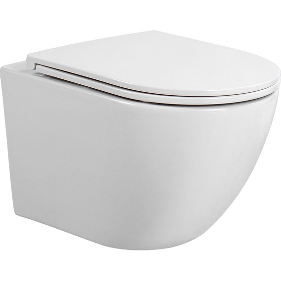 Инсталляция с подвесным унитазом комплект: TECEbase 2.0 9400412 с подвесным безободковым унитазом Aquatek Европа AQ1900T-00 сиденье микролифт, крепление, кнопка смыва хром глянцевый (система смыва Торнадо) - фото 12