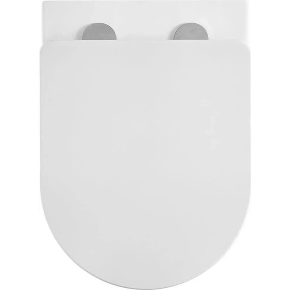 Инсталляция с подвесным унитазом комплект: TECEbase 2.0 9400412 с подвесным безободковым унитазом Azario Grado AZ-0046-UQ3 сиденье микролифт, крепление, кнопка смыва хром глянцевый (Система смыва торнадо) - фото 9