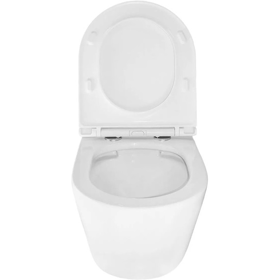 Инсталляция с подвесным унитазом комплект: TECEbase 2.0 9400412 с подвесным безободковым унитазом Azario Uno AZ-2380 сиденье микролифт, крепление, кнопка смыва хром глянцевый - фото 18