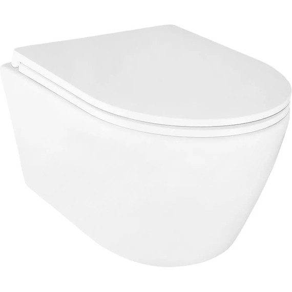 Инсталляция с подвесным унитазом комплект: TECEbase 2.0 9400412 с подвесным безободковым унитазом Azario Uno AZ-2380 сиденье микролифт, крепление, кнопка смыва хром глянцевый - фото 6