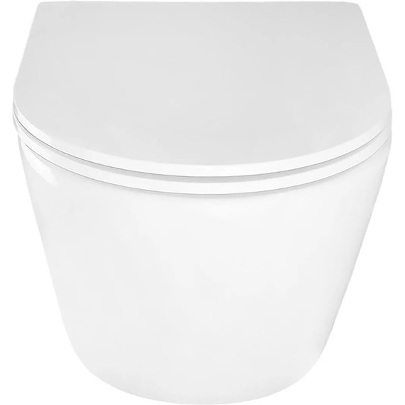 Инсталляция с подвесным унитазом комплект: TECEbase 2.0 9400412 с подвесным безободковым унитазом Azario Uno AZ-2380 сиденье микролифт, крепление, кнопка смыва хром глянцевый - фото 7