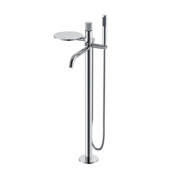 Смеситель для ванны напольный Boheme Stick 129-CRCR.3 - фото 