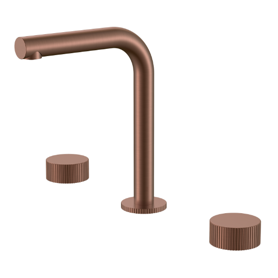 Смеситель для раковины Boheme Stick 152-BRB.3, брашированная бронза - фото 