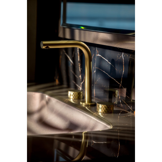 Смеситель для раковины Boheme Stick 152-MG.1, золото матовое - фото 3