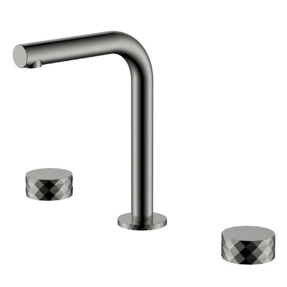 Смеситель для раковины Boheme Stick 152-SGM.1, графит глянец - фото 