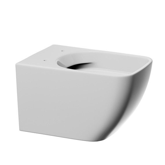 Унитаз подвесной безободковый Abber Ultra AC1303 с тонкой крышкой микролифт - фото 11