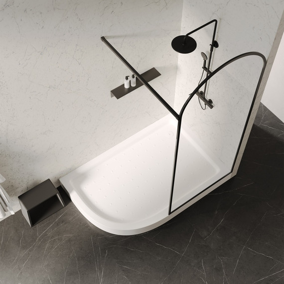 Поддон акриловый Abber 120x90 см AD3E129 R - фото 6